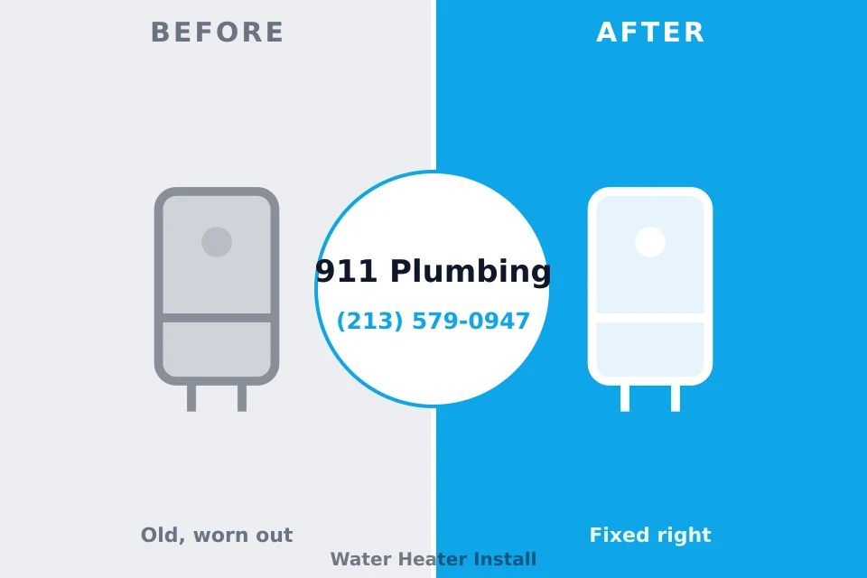 Before and after: plumbing repair Pecos, NM